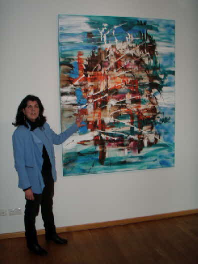 Ausstellung in der Kunstgalerie der Tanzschulen Saumweber-Fischer in Pforzheim