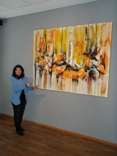 Ausstellung in der Kunstgalerie der Tanzschulen Saumweber-Fischer in Pforzheim