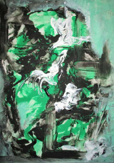 Back in time 50 x 70  cm 2019 