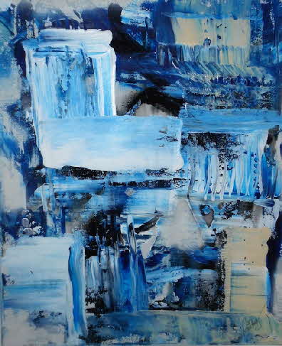 Blue Motion 50 x 60 cm 2019