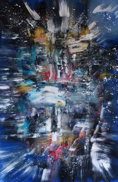 blurred future 80x120 cm 2020